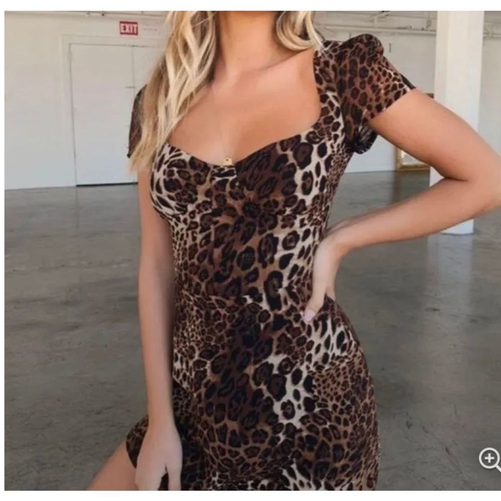 Tiger Mist Leopard Print Mini Dress